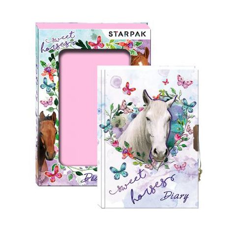 Pamiętnik z kłódką Starpak Koń Diary
